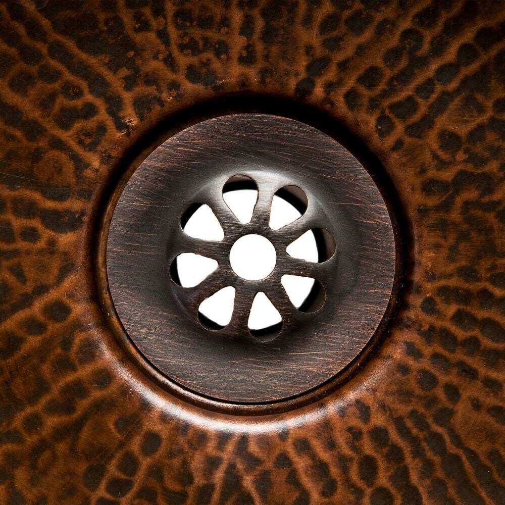 1.5 in. Non-Overflow Grid Bathroom Sink Drain in Oil Rubbed Bronze