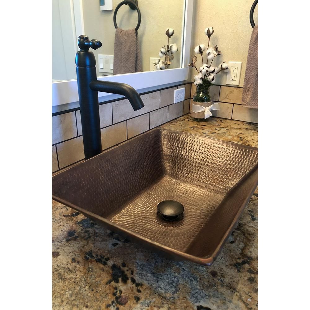1.5 in. Non-Overflow Pop-up Bathroom Sink Drain in Oil Rubbed Bronze