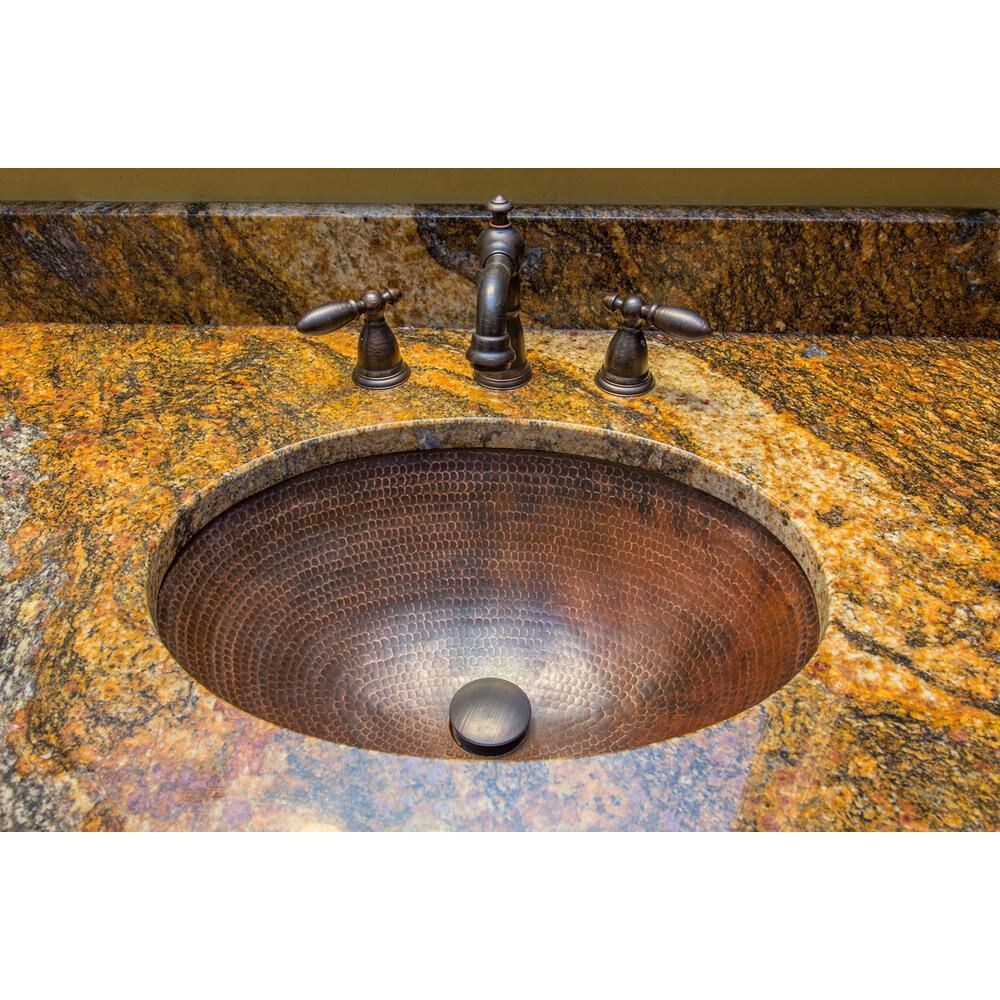 1.5 in. Non-Overflow Pop-up Bathroom Sink Drain in Oil Rubbed Bronze