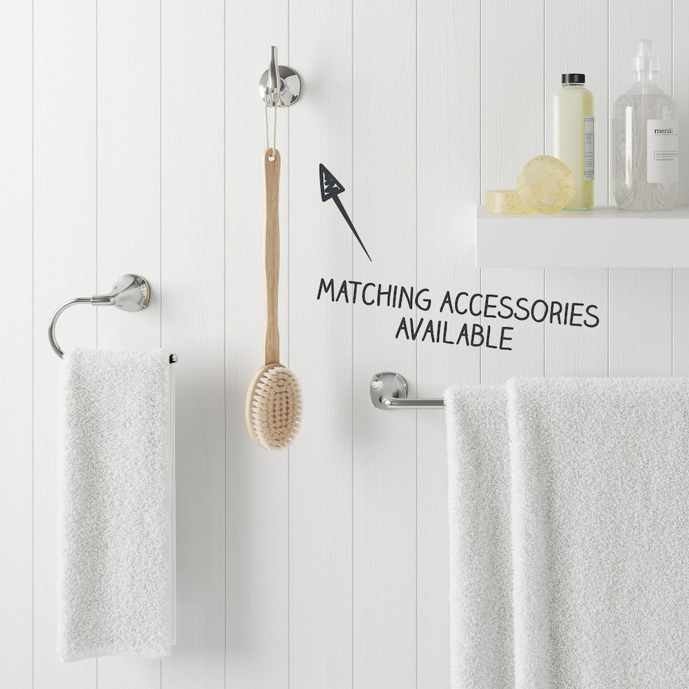 Ensemble de baignoire et de douche en chrome poli Karci/robinet de baignoire et de douche avec pomme de douche à main à 3 fonctions et robinet de baignoire