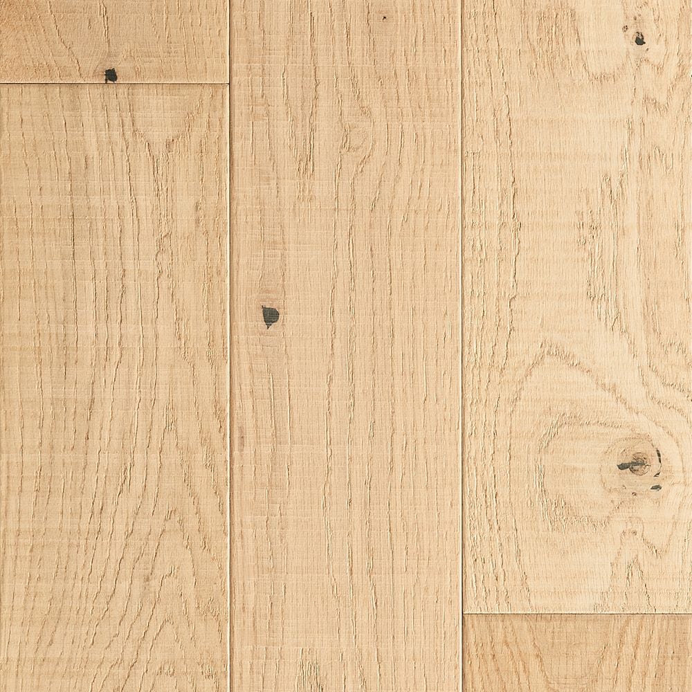 Plancher, bois franc massif, 3/4 po x 5 po x longueur variable, Chêne français Point Reyes (904,16 pi2/palette)