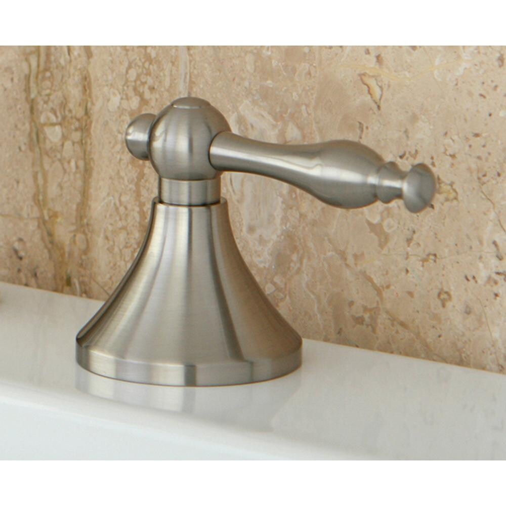 Naples Lever 8 in. Widespread 2-Handle Mid-Arc Bathroom Faucet in Chrome