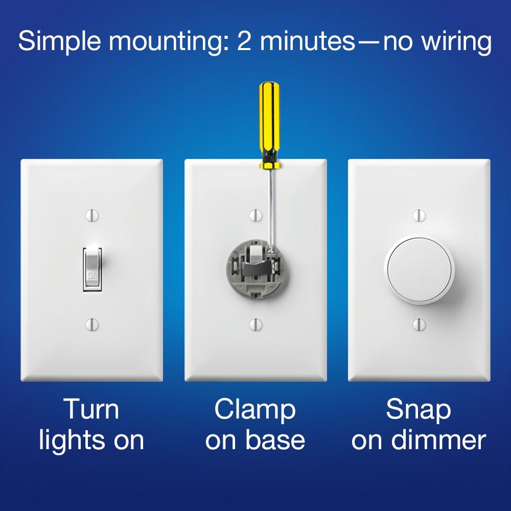 Interrupteur variateur d'intensité Aurora Smart Bulb pour ampoules intelligentes Philips Hue en blanc
