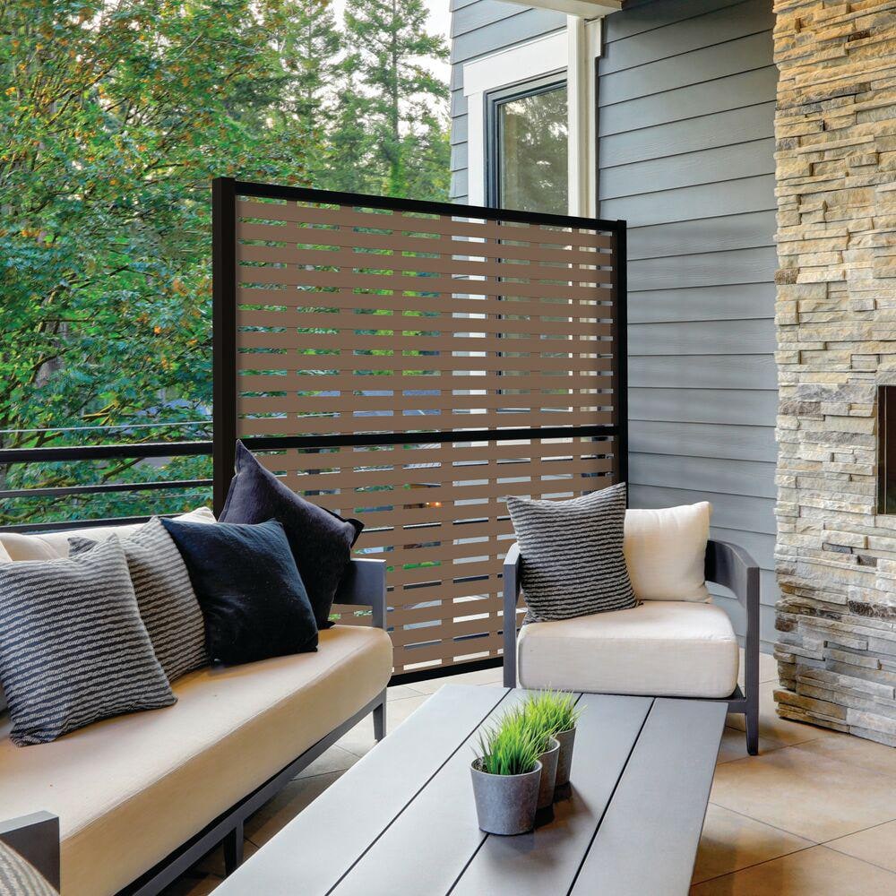 74" x 71" Almuminum Line Frame Extension Kit for 34" x 68" Panels Black