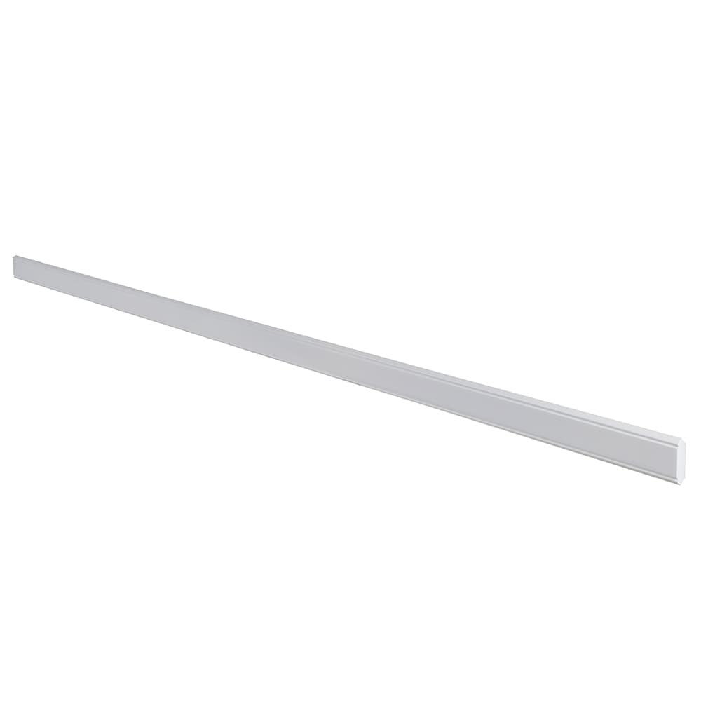 Edson 2.75-inch W x 96-inch H x 0.5-inch D Crown Moulding for Shaker Style Assembled Kitchen Cabinet in Solid White (SCRM96P)