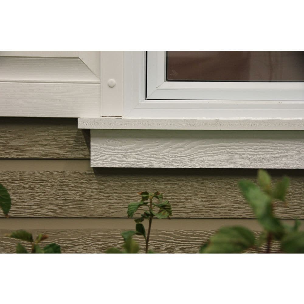 5/4" x 4" x 12' Pre-finished WHITE Engineered Wood Trim Board