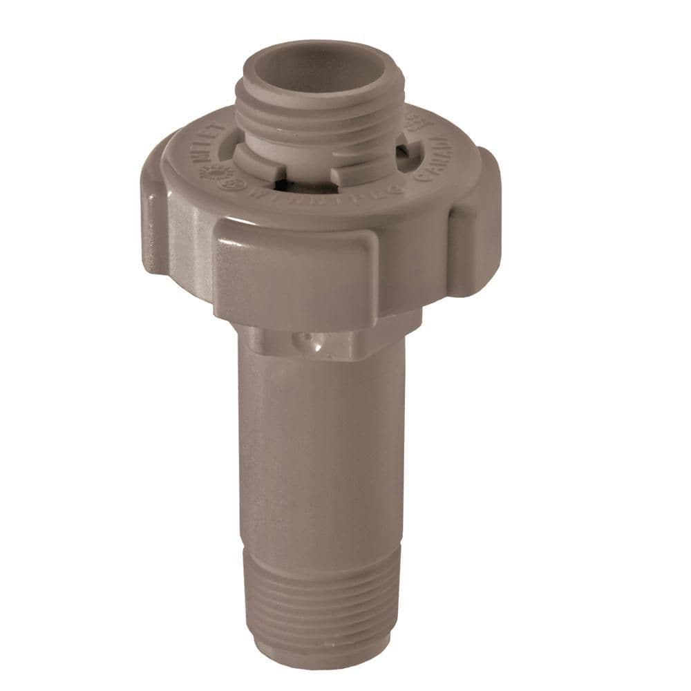 Robinet de vidange en plastique de remplacement à tige en L de 3/4 po de diamètre x 2-1/4 po pour chauffe-eau électrique ou à gaz