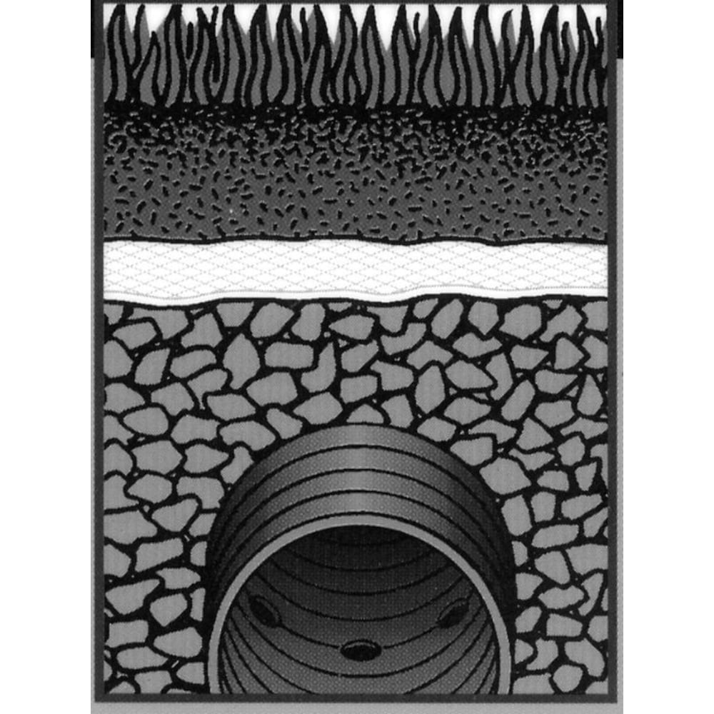 Séparateur de sol 36 pouces x 150 pieds. Enveloppe de tranchée