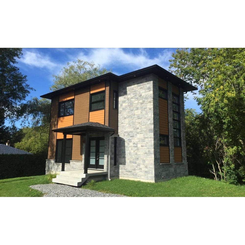 5/4" x 4" x 10" Pre-finished BLACK Engineered Wood Corner 2 per box