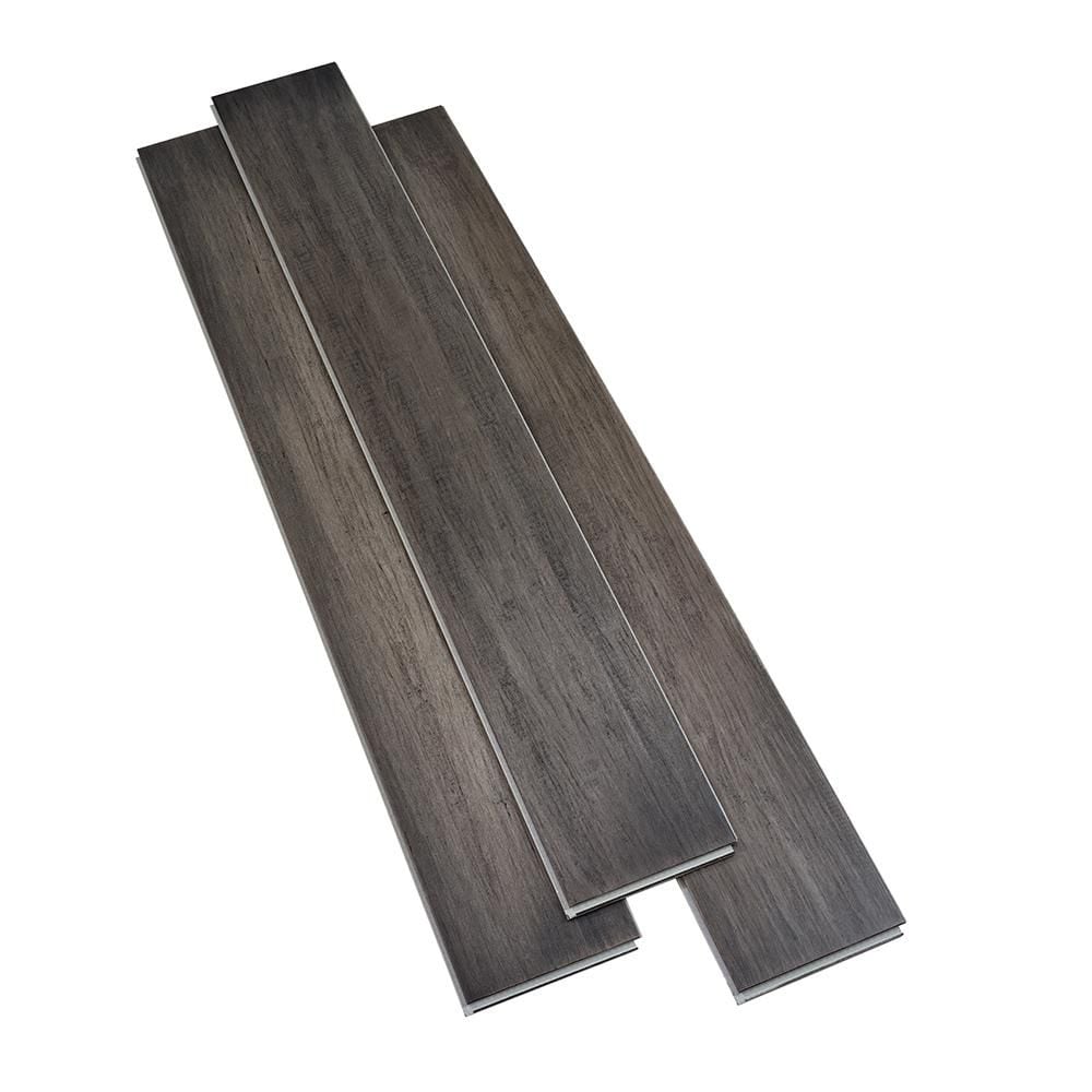 Lifeproof Cadence Bamboo Plancher en bambou imperméable à clic d'ingénierie, 7 mm d'épaisseur x 5,2 po x 36,2 po (13,07 pi2/boîte)