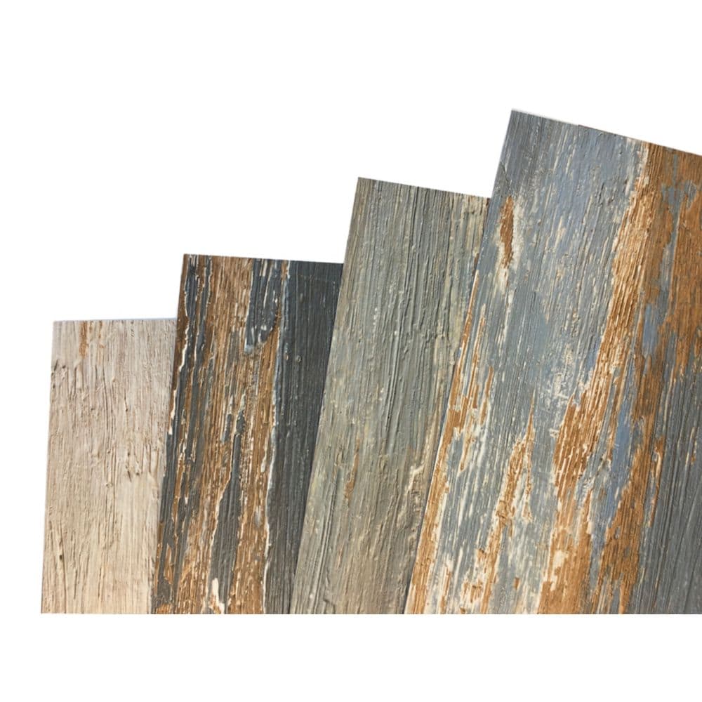 COLORS Floor-Wall Old Blue Sea Aged 6-inch x 36-inch Painted Style Luxury Vinyl Plank (30 sq. ft./ case)