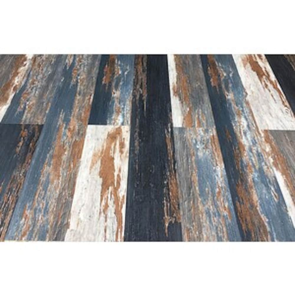 COLORS Floor-Wall Old Navy Ocean Aged 6-inch x 36-inch Painted Style Lux Vinyl Plank (30 sq. ft./ case)