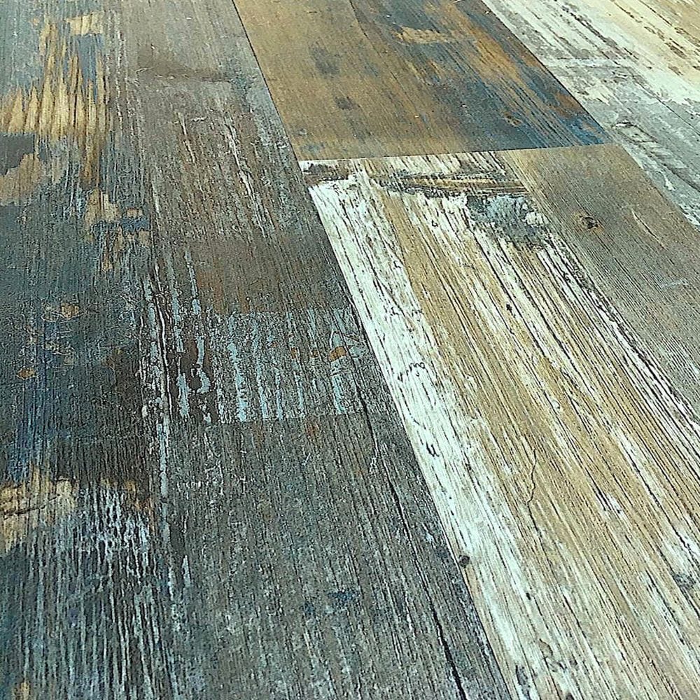 COLORS Planche de vinyle de luxe de style peint, balançoire pour plancher et mur, 6 po x 36 po, vieilli (30 pi2/caisse)