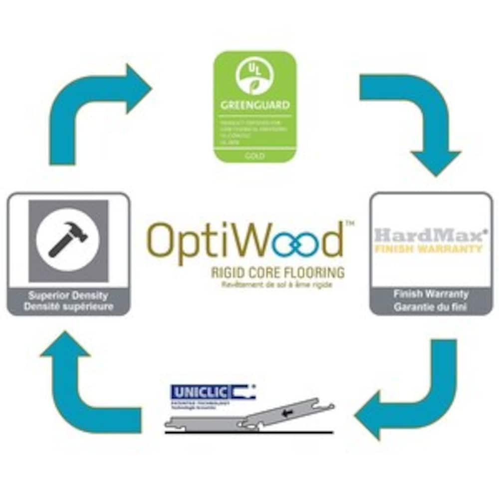 Sample - Castlewood Waterproof Hardwood Flooring, 7.48-inch x 12-inch