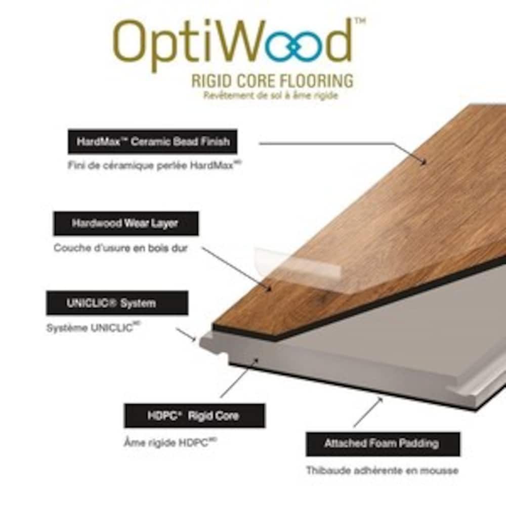 Thunder Grey 0.31-inch x 7.48-inch x Varying Length Wide Waterproof Hardwood Flooring (17.47 sq. ft. / case)