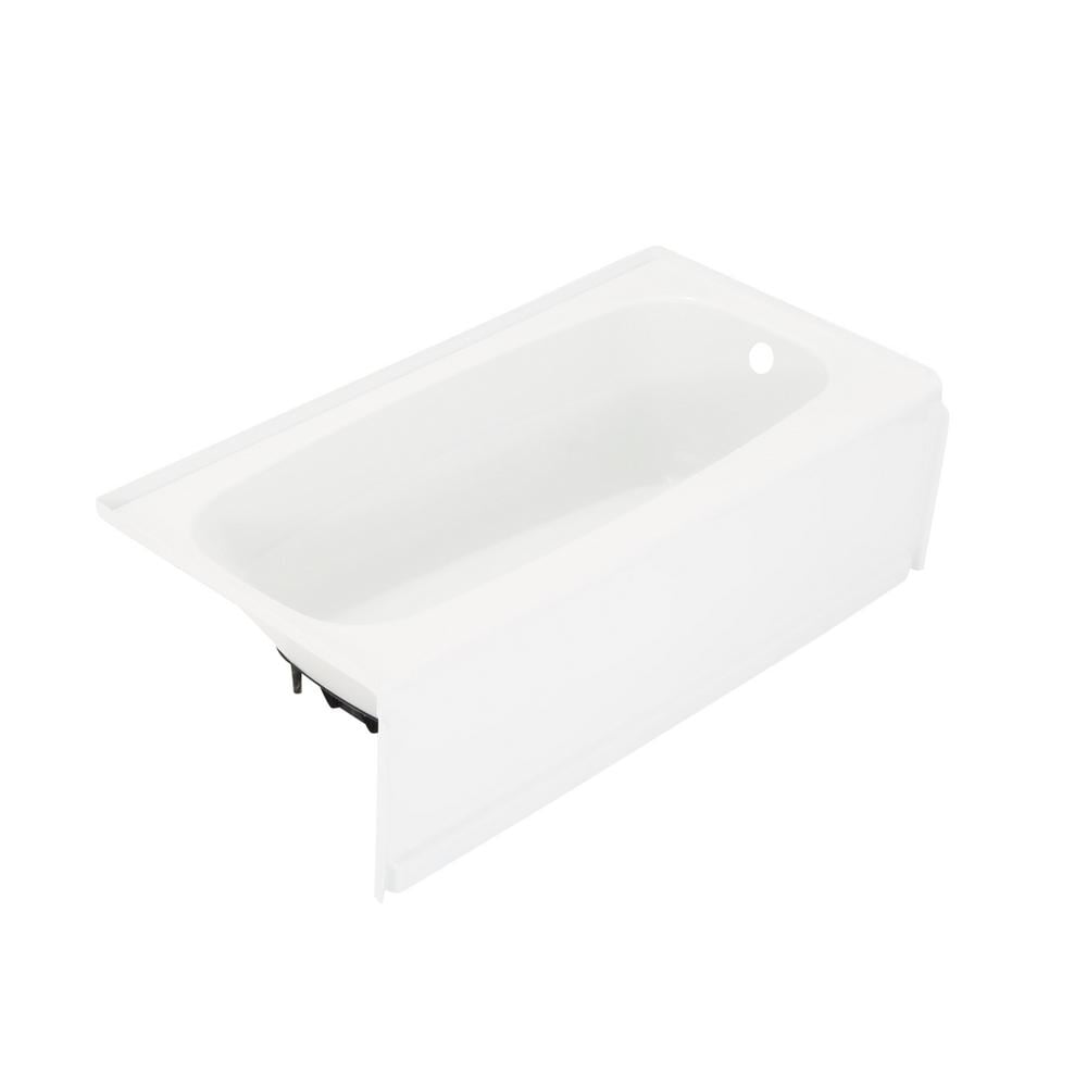 Classic 400 60 in. Right Drain Rectangular Alcove Bathtub in High Gloss White