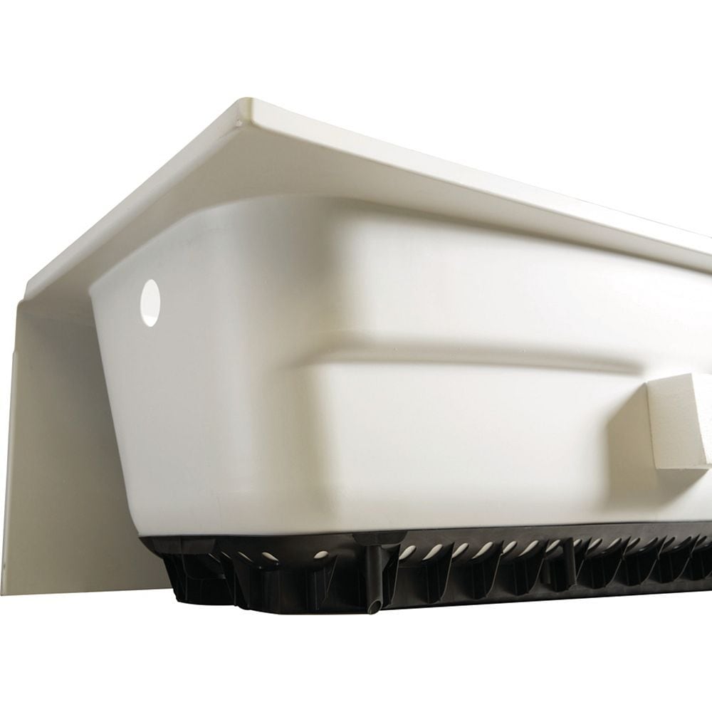 Classic 400 60 in. Right Drain Rectangular Alcove Bathtub in High Gloss White