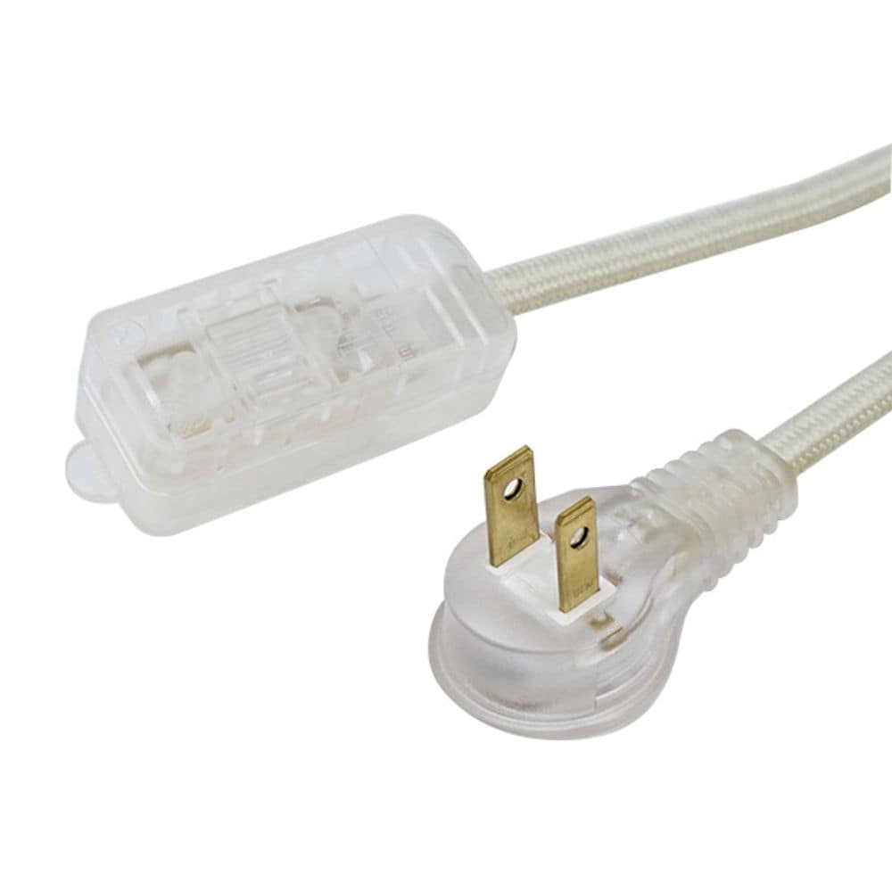 Rallonge intérieure de 8 pi 16/2 13 A avec extrémité éclairée en beige