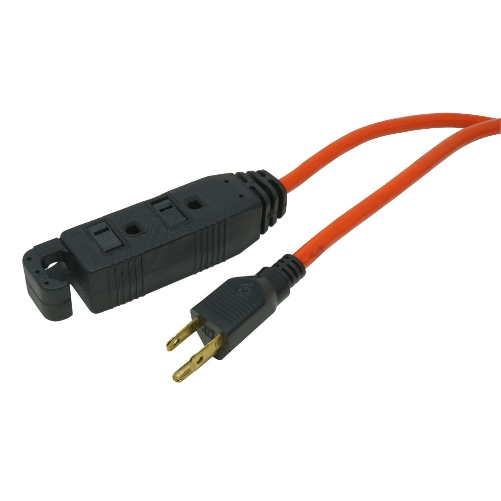 15 ft. 16/3 SJTW 13 Amps Outdoor Extension Cord in Orange