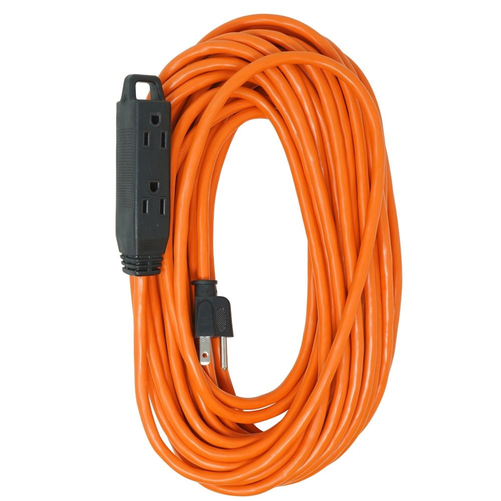 Rallonge extérieure 16/3 SJTW 13 A de 50 pi en orange