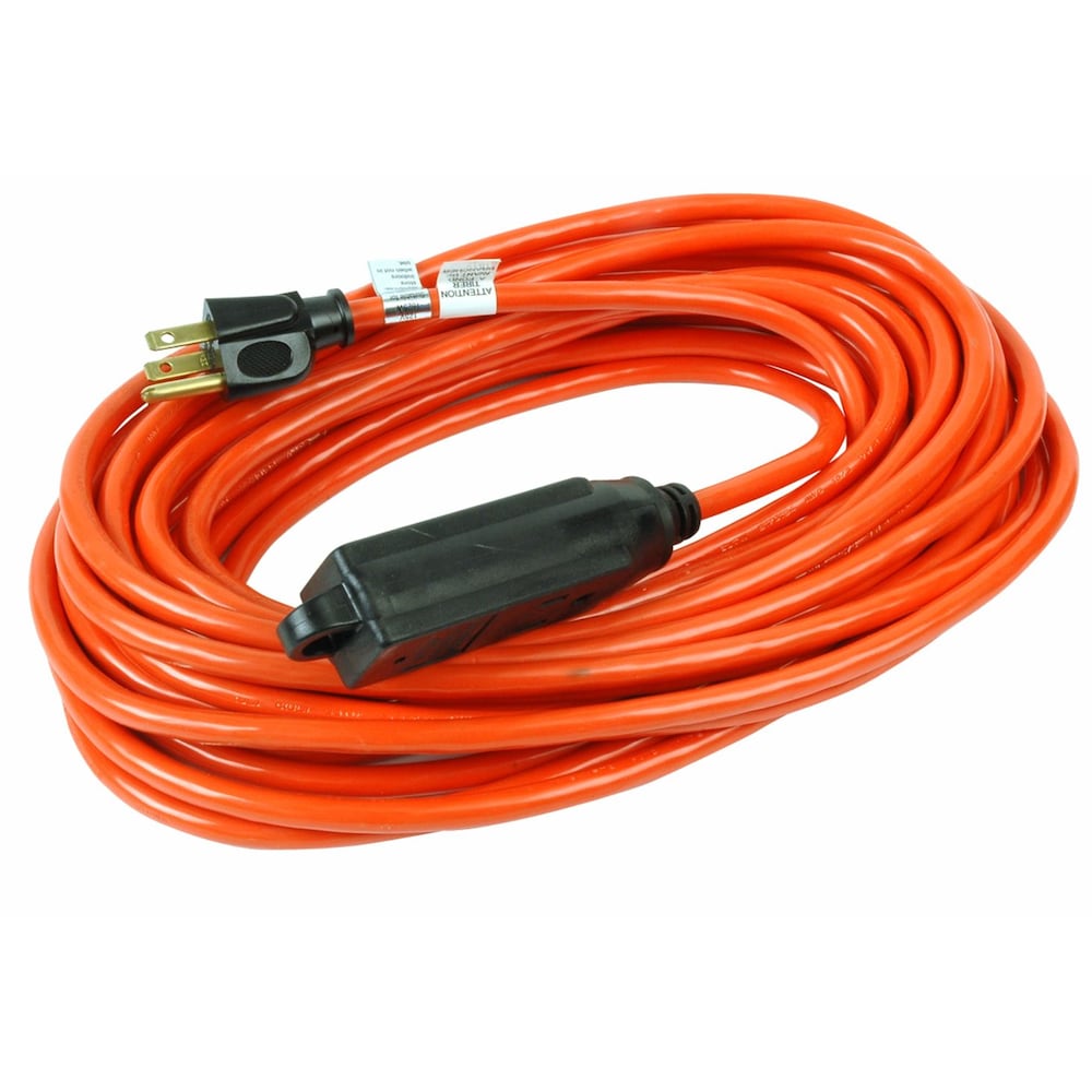 50 ft. 16/3 SJTW 13 Amps Outdoor Extension Cord in Orange