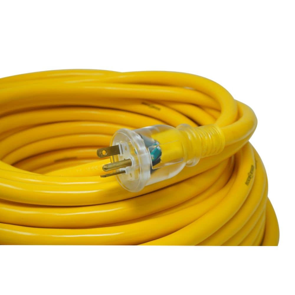 50 ft. 10/3 SJTW 20 Amps Outdoor Extension Cord with Lighted End