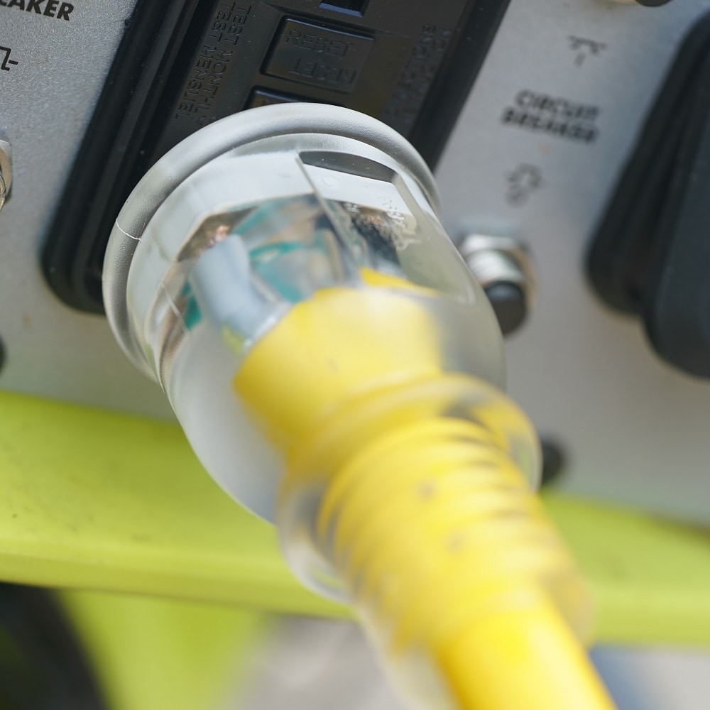 100 ft. 10/3 SJTW 20 Amps Outdoor Extension Cord with Light Indicator