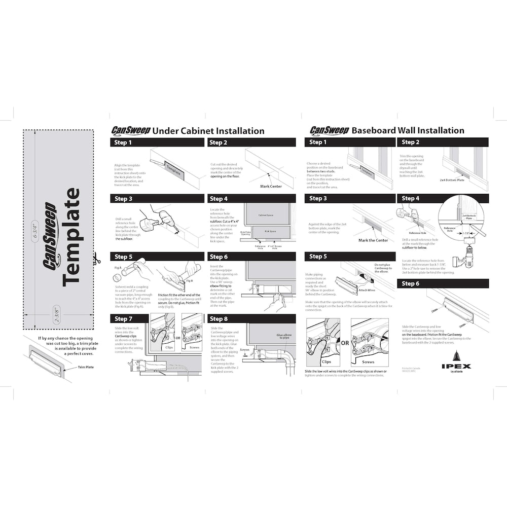 VANNE D'ADMISSION CANSWEEP BLANCHE