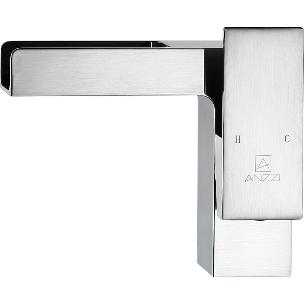 Zhona Series Single Hole Single-Handle Low-Arc Bathroom Faucet in Brushed Nickel