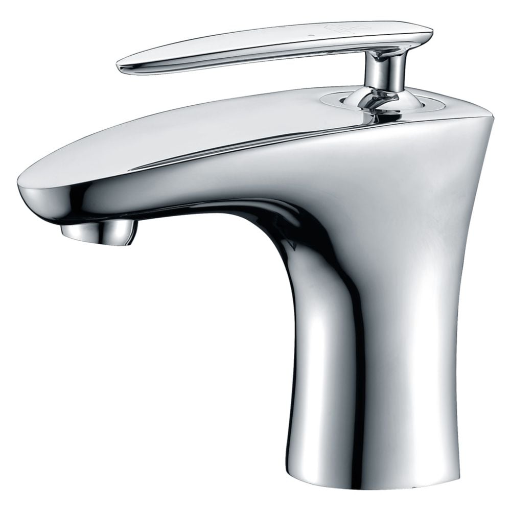 Tone Series Single Hole Single-Handle Low-Arc Bathroom Faucet in Polished Chrome