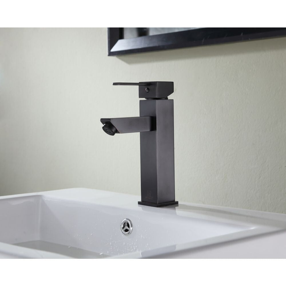 Pygmy Single Hole Single Handle Bathroom Faucet in Oil Rubbed Bronze