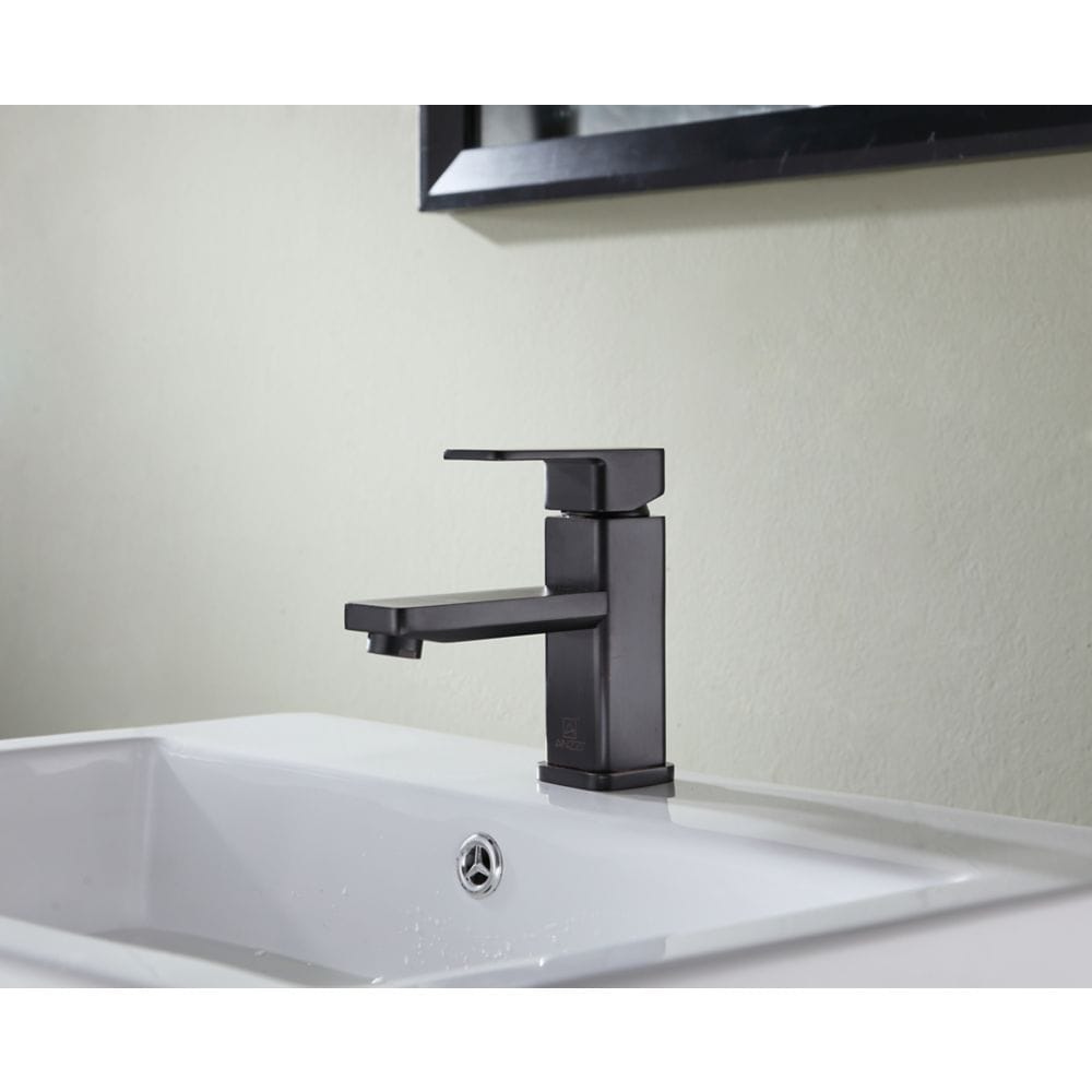 Naiadi Single Hole Single Handle Bathroom Faucet in Oil Rubbed Bronze