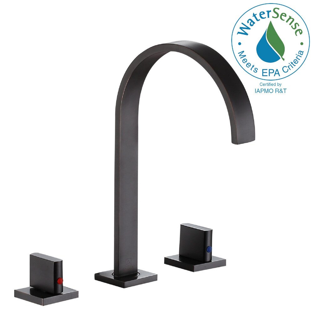 Sabre 8-inch Widespread 2-Handle Bathroom Faucet in Oil Rubbed Bronze