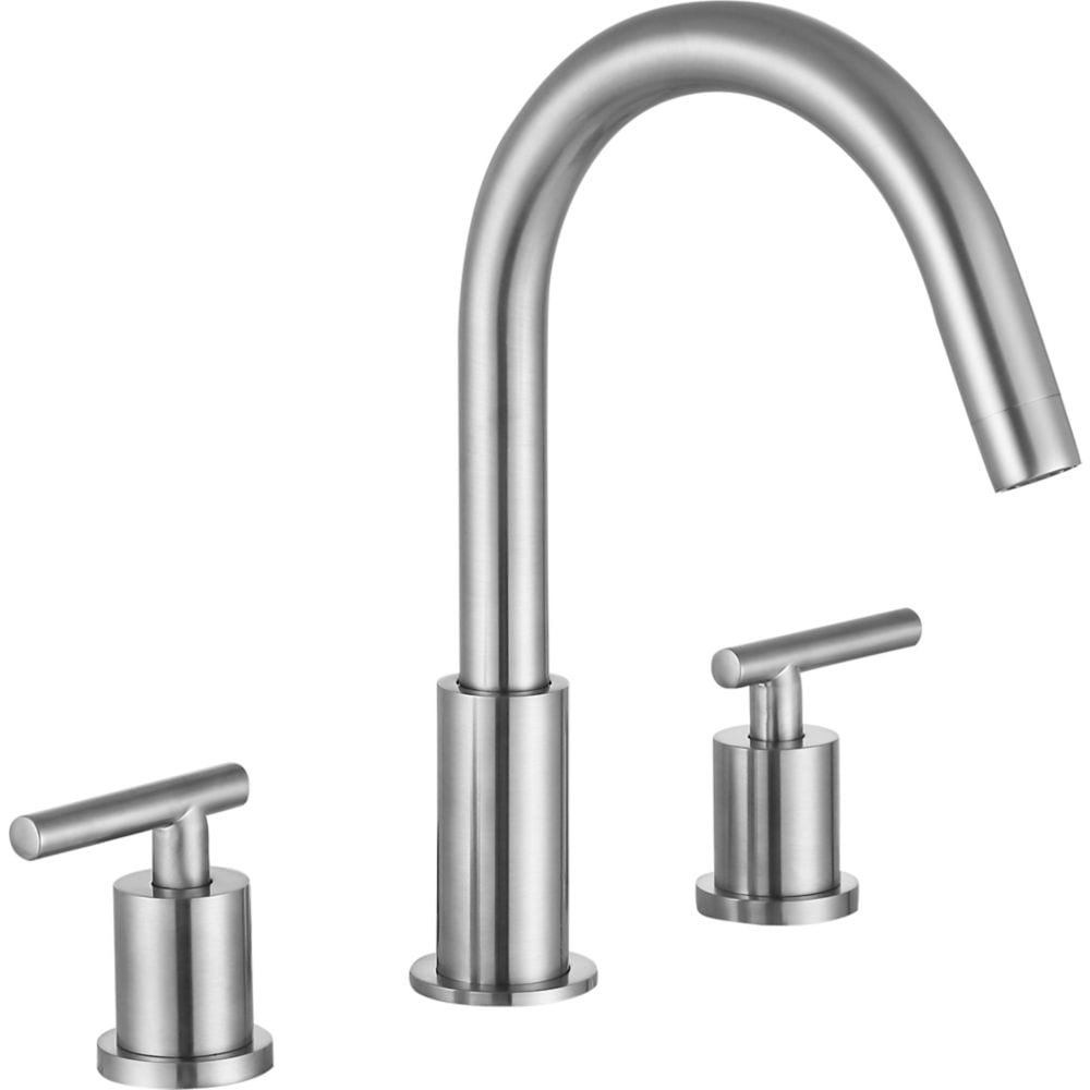 Roman 8-inch Widespread 2-Handle Bathroom Faucet in Brushed Nickel