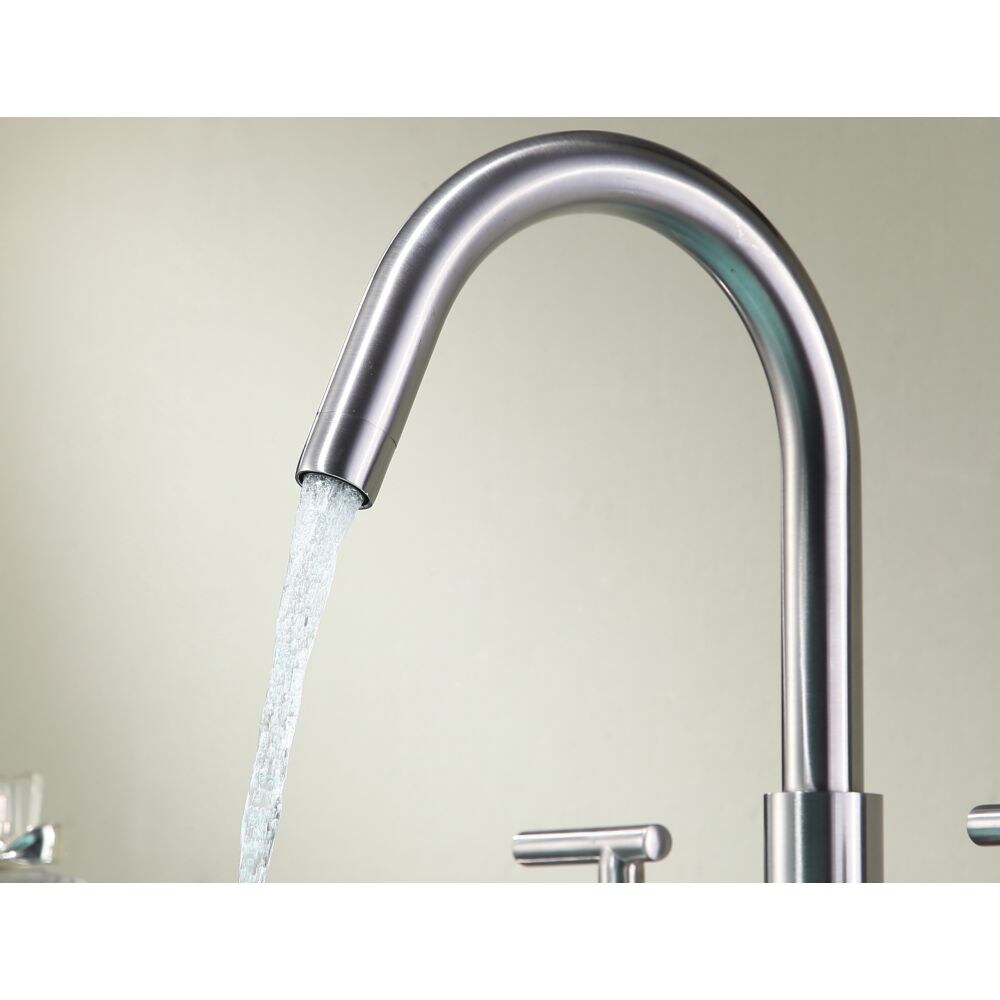 Roman 8-inch Widespread 2-Handle Bathroom Faucet in Brushed Nickel