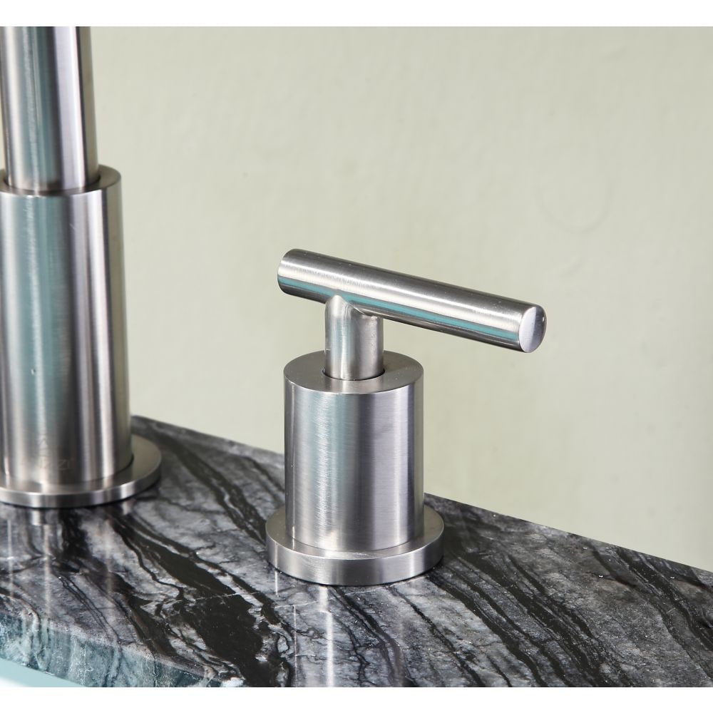 Spartan 8-inch Widespread 2-Handle Bathroom Faucet in Brushed Nickel