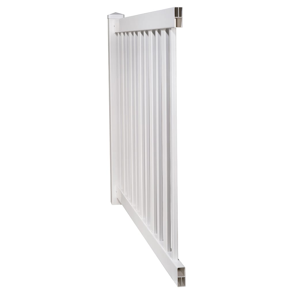 Sturbridge 4 ft. H x 6 ft. W No-Dig Vinyl Fence Panel Kit with Post