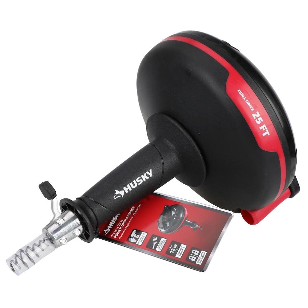 1/4 in. x 25 ft. Power Drum Auger