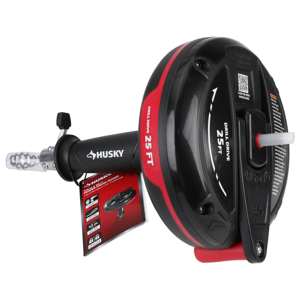 1/4 in. x 25 ft. Power Drum Auger