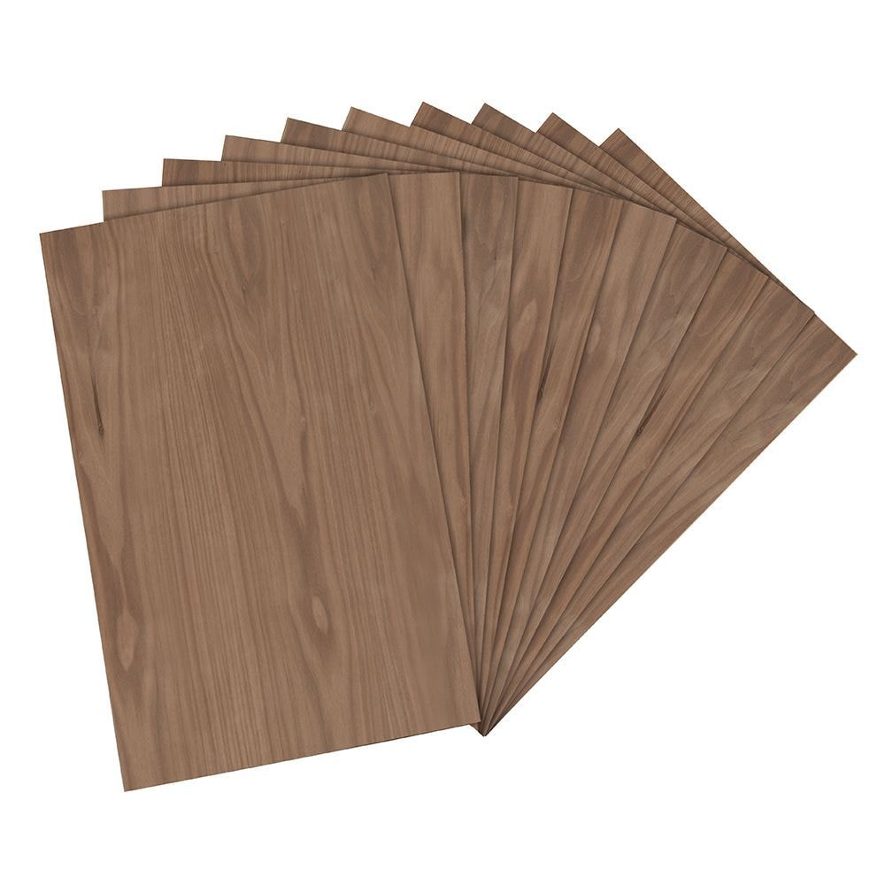 1/4 in. X 1 ft. X 1 ft. 7 in. Walnut Plywood (10-pack)