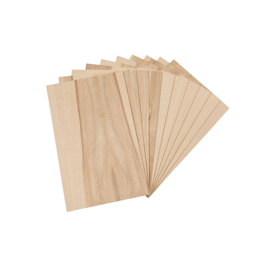 Contreplaqué d'hickory 1/4 po X 1 pi X 1 pi 7 po (paquet de 10)