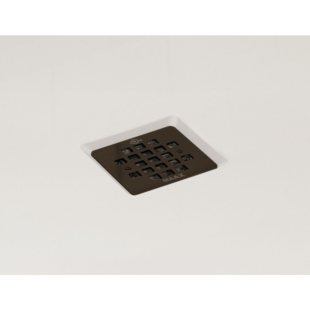 Square Drain Grid in Dark Bronze