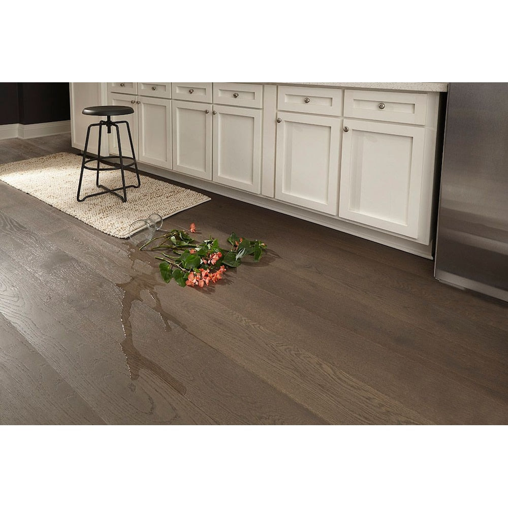 Thunder Grey 0.31-inch x 7.48-inch x Varying Length Wide Waterproof Hardwood Flooring (17.47 sq. ft. / case)