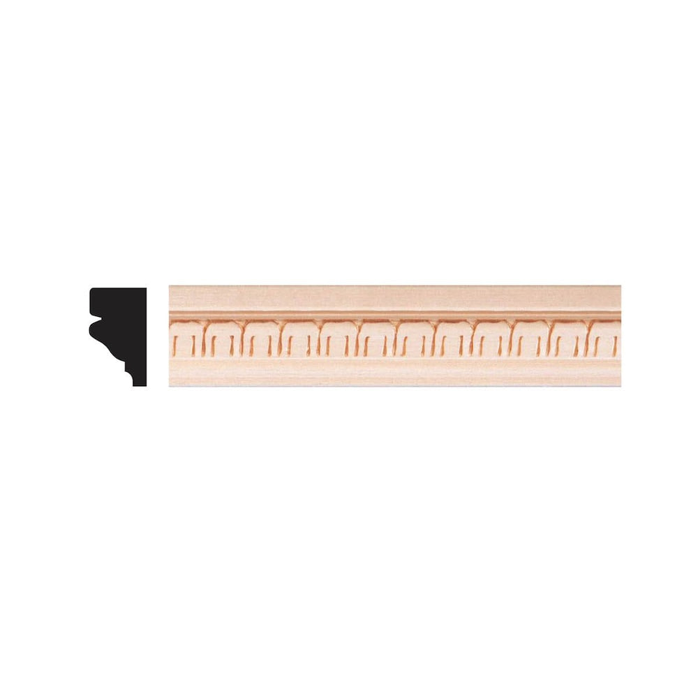 3/4-inch x 1-inch x 8-inch Unfinished Paintable Decorative Basewood Rope Pattern Moulding in Tan