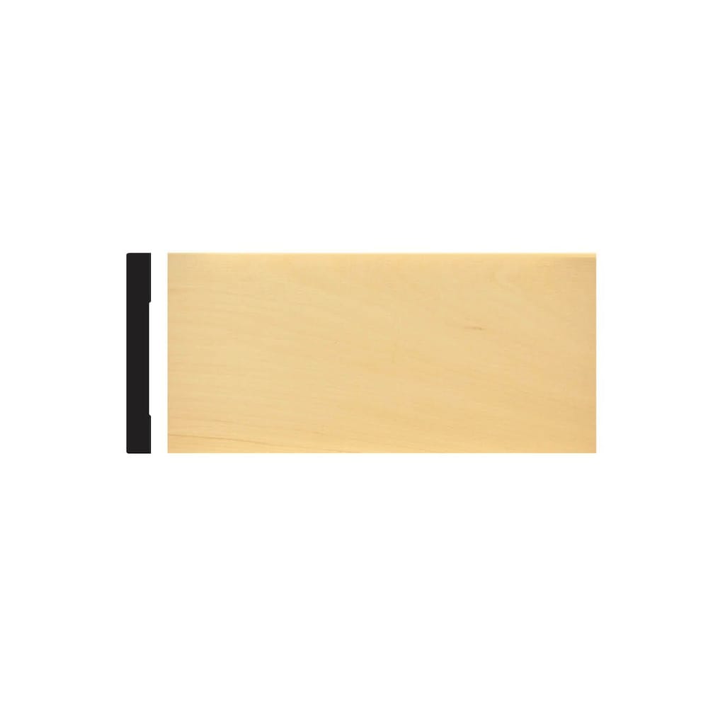 5/8-inch x 5.1/4-inch x 8 ft. Basswood Baseboard