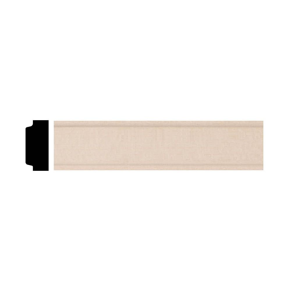 3/8-inch x 3/4-inch x 4 ft. Unfinished Paintable Hardwood Decorative All-Purpose Moulding in Tan