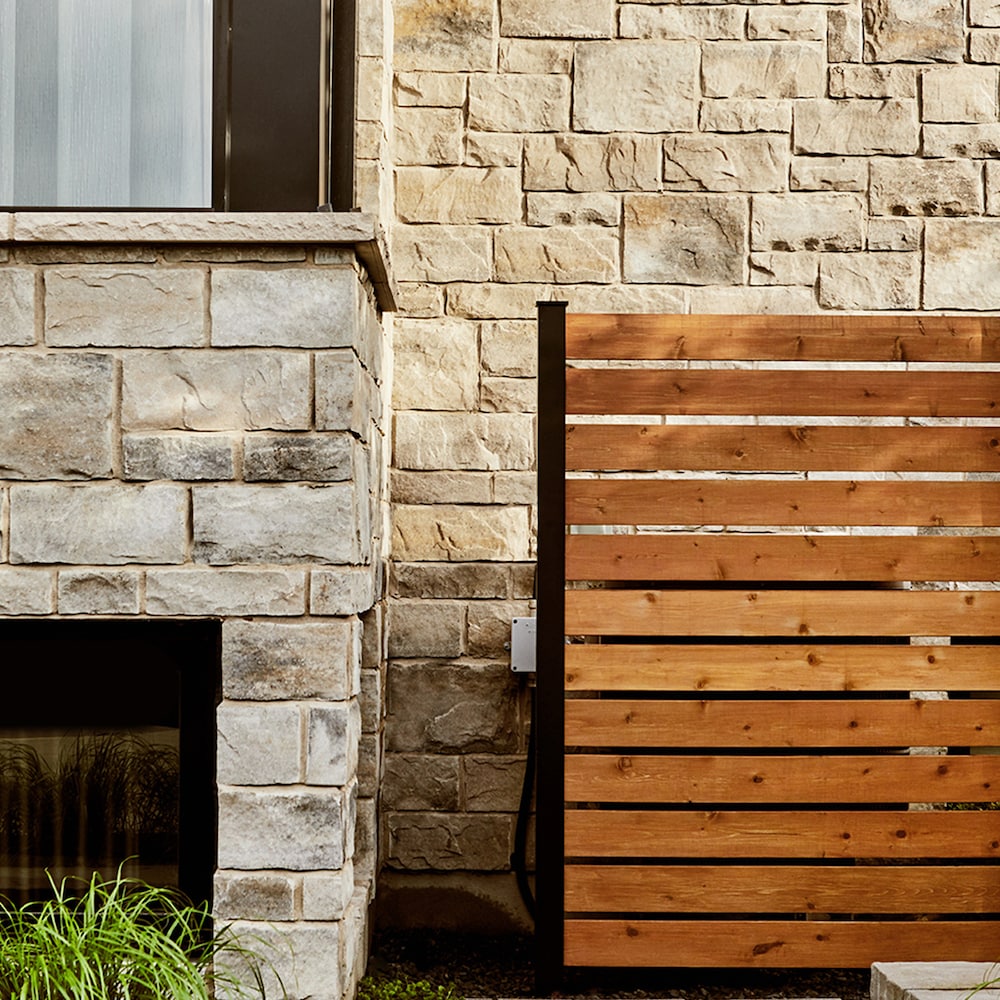 72" Aluminum Fence End Post & Hardware Kit Black ( Kit A6)