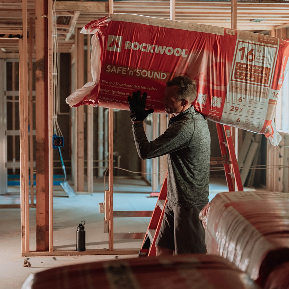 6" Safe 'n' Sound 16 inch O.C. For Floors & Ceilings