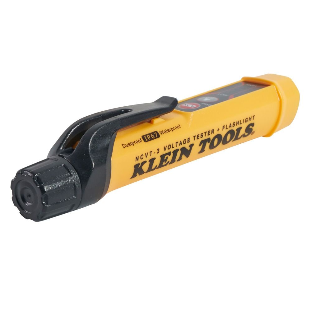 Testeur de tension sans contact à double plage avec lampe de poche, 12 - 1 000 V CA