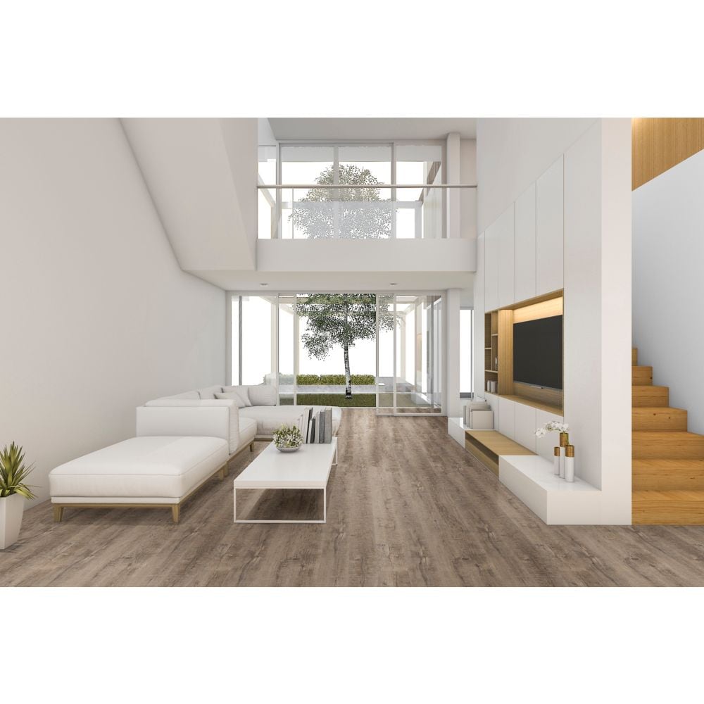 Woodland Rustic Pecan 7.13-inch x 48.03-inch Luxury Vinyl Plank Flooring (23.8 sq. ft. / case)